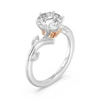 Enchanted Star Diamond And Gold Disney Princess Rapunzel Classic Vine Engagement Ring