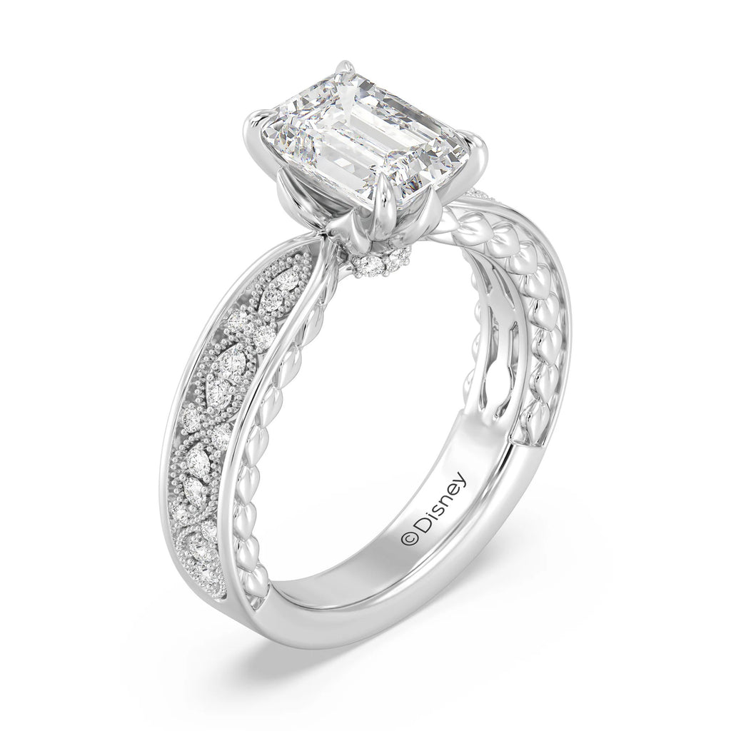 Enchanted Star Diamond And Gold Disney Princess Anna Vintage Engagement Ring
