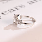 Solid Gold Oval Cut Moissanite Engagement Ring, Wedding Ring
