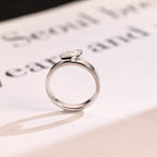 Solid Gold 4mm Wide Band Bezel Marquise Moissanite Engagement Ring