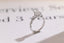 Solid Gold Oval Moissanite Engagement Ring, Twisted Band Half Eternity Bridal Ring