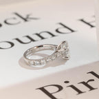 Solid Gold Round Moissanite Engagement Ring, 3.5mm Wide Band Ring