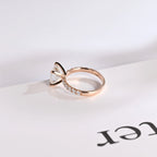 Solid Gold Princess Cut Moissanite Engagement Ring, Anniversary Gift for Her