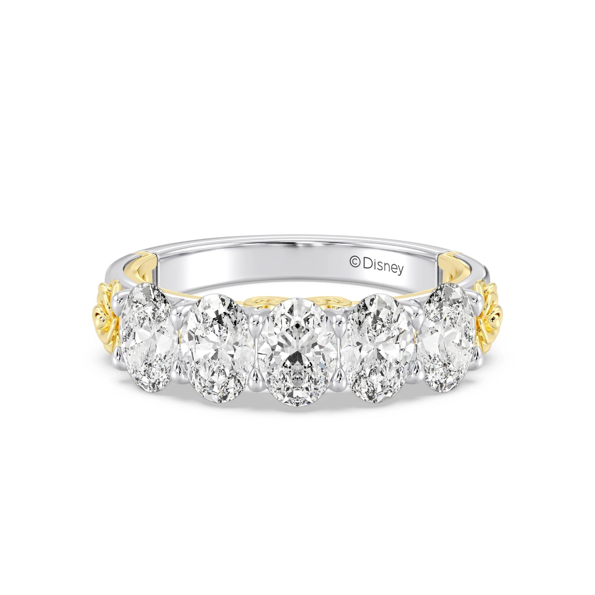 Enchanted Star Diamond Disney’s Belle Five Stone Anniversary Ring