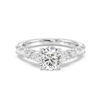 Enchanted Star Diamond Gold Belle Gallery Engagement Ring