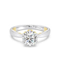 Enchanted Star Diamond With Gold, Disney’s Rapunzel Six-Prong Studded Solitaire Engagement Ring