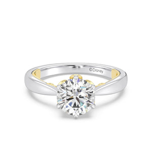Enchanted Star Diamond With Gold, Disney’s Rapunzel Six-Prong Studded Solitaire Engagement Ring