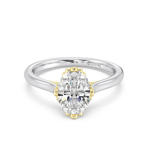 Enchanted Star Diamond With Gold, Disney’s Ariel Bezel Engagement Ring