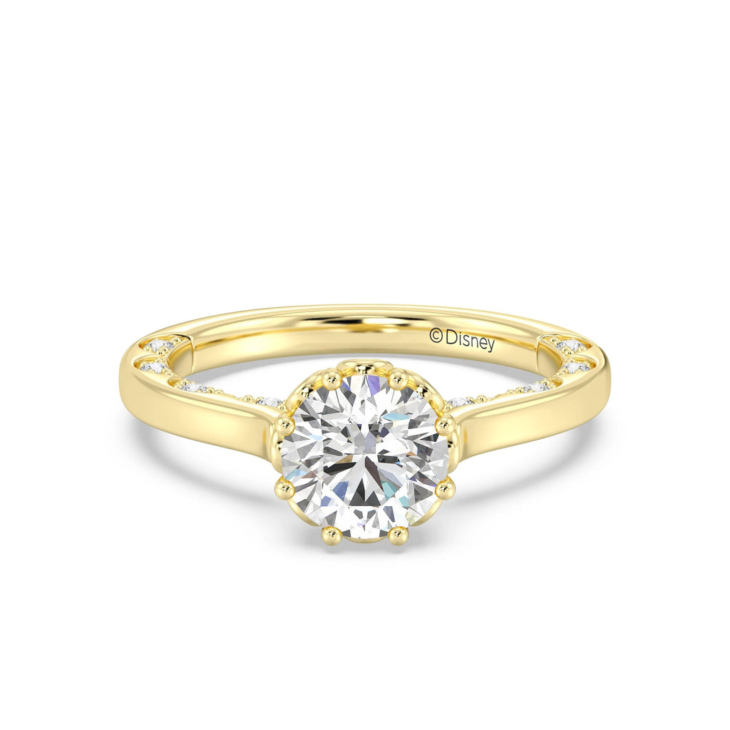 Enchanted Star Diamond With Gold, Disney’s Cinderella Solitaire Engagement Ring