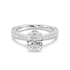Enchanted Star Diamond And Gold Disney Princess Belle Vintage Milgrain Engagement Ring