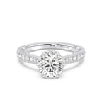 Enchanted Star Diamond And Gold Disney Princess Belle Vintage Ballroom Engagement Ring