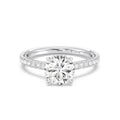 Enchanted Star Diamond And Gold Disney Princess Ariel Hidden Halo Engagement Ring