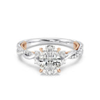 Enchanted Star Diamond And Gold Disney Princess Rapunzel Twist Engagement Ring