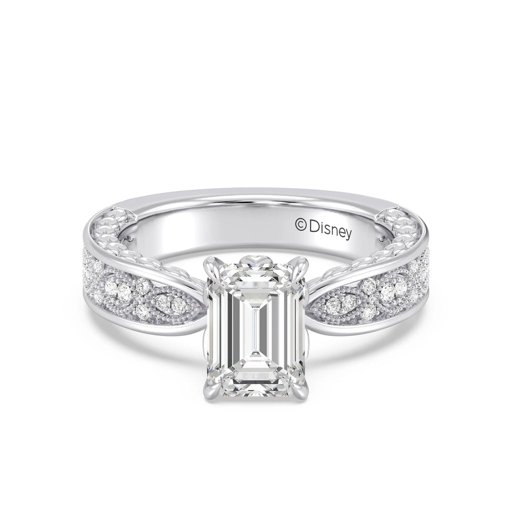 Enchanted Star Diamond And Gold Disney Princess Anna Vintage Engagement Ring