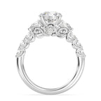Enchanted Star Diamond Gold Belle Gallery Engagement Ring