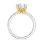 Enchanted Star Diamond With Gold, Disney’s Rapunzel Six-Prong Studded Solitaire Engagement Ring