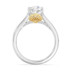 Enchanted Star Diamond With Gold, Disney’s Ariel Solitaire Engagement Ring