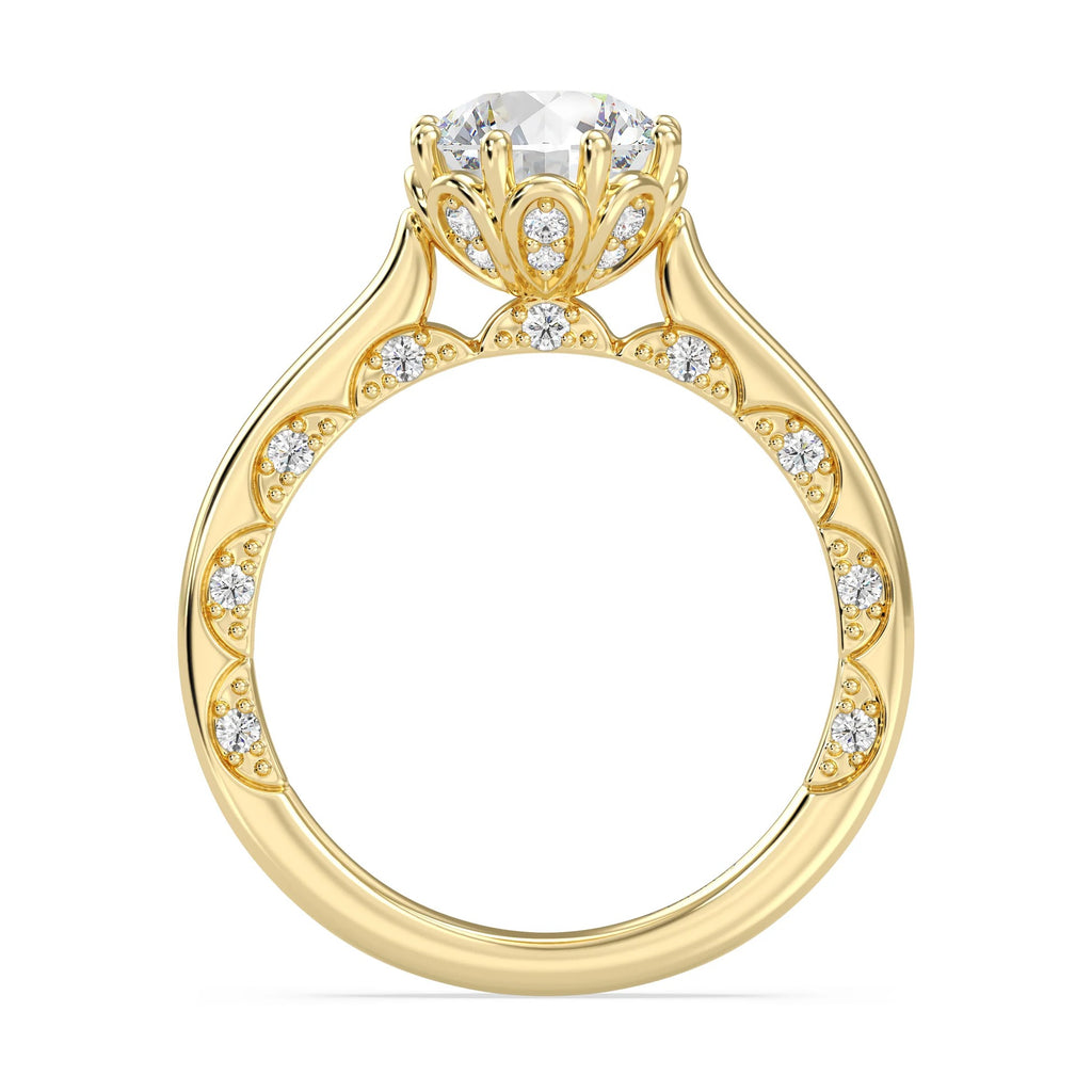 Enchanted Star Diamond With Gold, Disney’s Cinderella Solitaire Engagement Ring