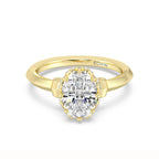 Enchanted Star Diamond And Gold, Disney’s Cinderella Knife-Edge Solitaire Engagement Ring