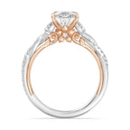 Enchanted Star Diamond And Gold Disney Princess Rapunzel Twist Engagement Ring