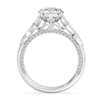 Enchanted Star Diamond And Gold Merida Celtic Hidden Pavé Engagement Ring