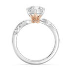 Enchanted Star Diamond And Gold Disney Princess Rapunzel Classic Vine Engagement Ring