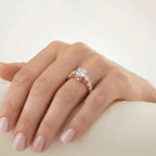 Enchanted Star Diamond Gold Belle Gallery Engagement Ring