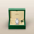 Cartier Santos mit Diamanten, 40 mm – Edelstahl – Zifferblatt mit arabischen Ziffern
