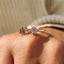 1.0 CT Round Cut Moissanite Engagement Ring