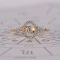 0.45 TCW Round Side Scorpio zodiac Ring