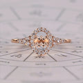 0.45 TCW Round Side Aquarius zodiac Ring