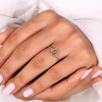 0.45 TCW Round Side Scorpio zodiac Ring