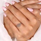 0.45 TCW Round Side Sagittarius zodiac Ring