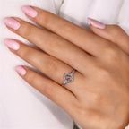 0.45 TCW Round Side Sagittarius zodiac Ring