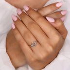 0.45 TCW Round Side Capricorn zodiac Ring
