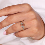 0.45 TCW Round Side Scorpio zodiac Ring