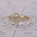0.45 TCW Round Side Scorpio zodiac Ring