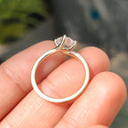 0.5 - 1.5 CT Round Cut Moissanite Engagement Ring