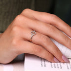 0.45 TCW Round Side Scorpio zodiac Ring