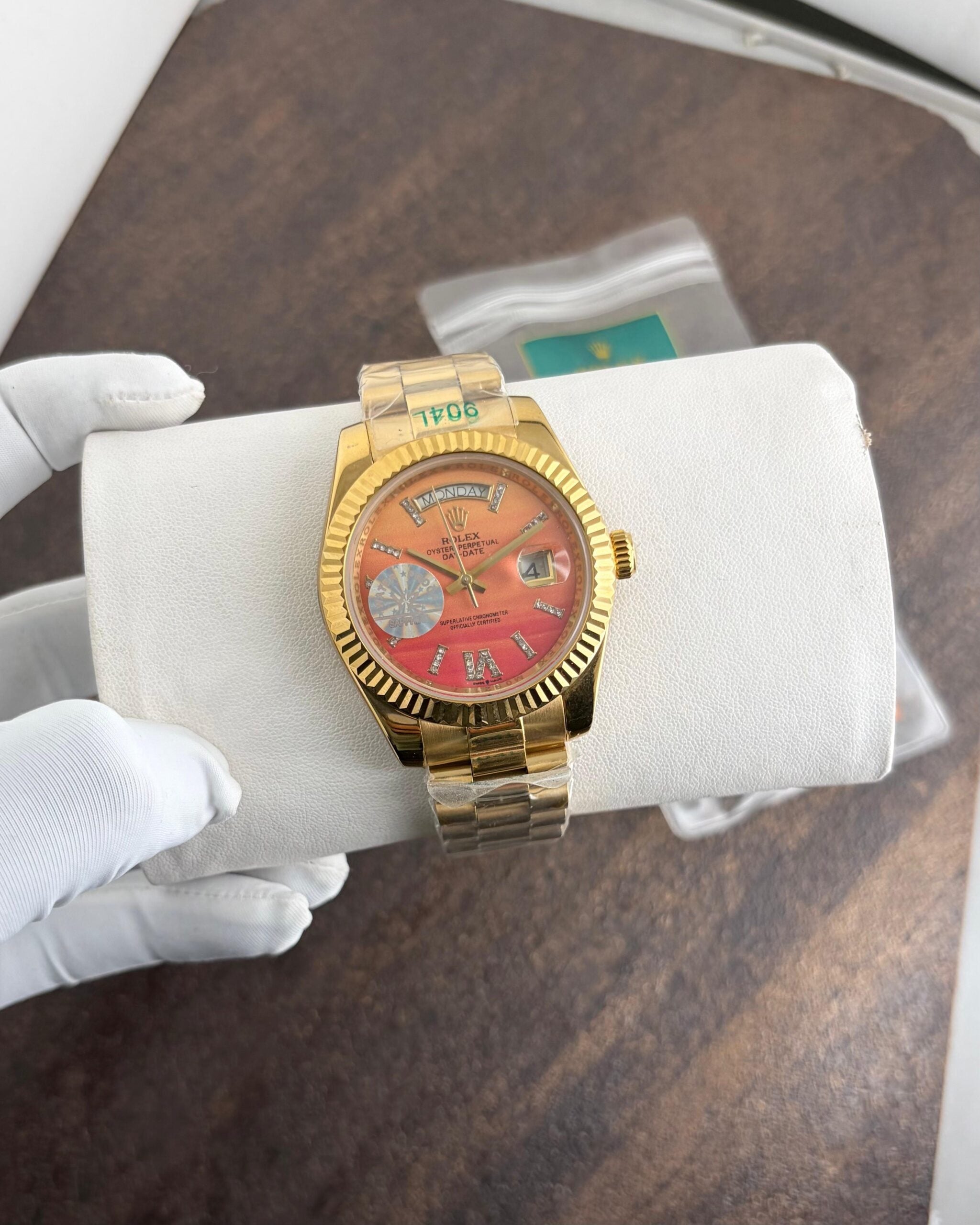 Cartier Santos Diamante 40 mm - Acero inoxidable - Esfera árabe