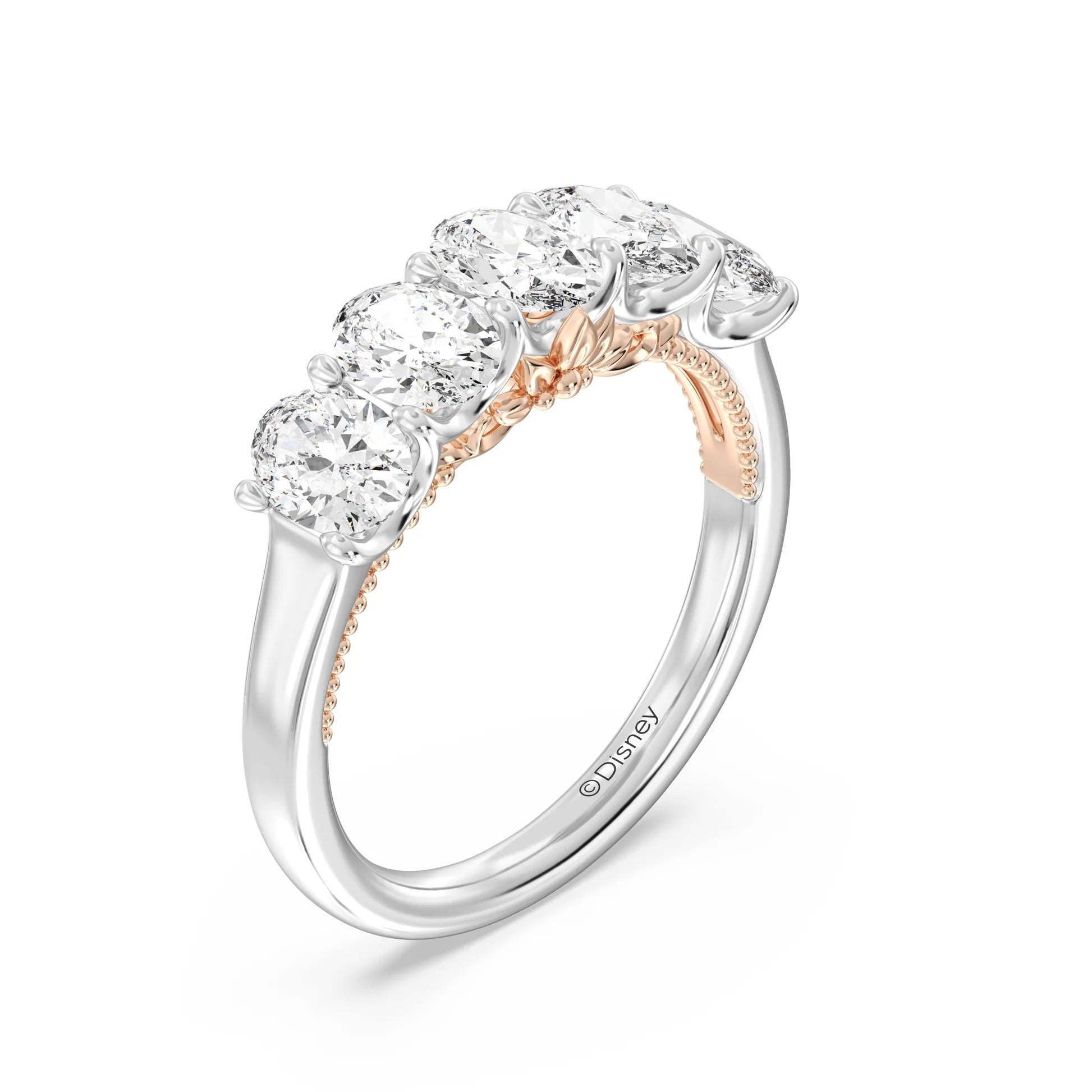 Enchanted Star Diamond, Disney’s Rapunzel Five Stone Anniversary Ring Image secondaire du produit