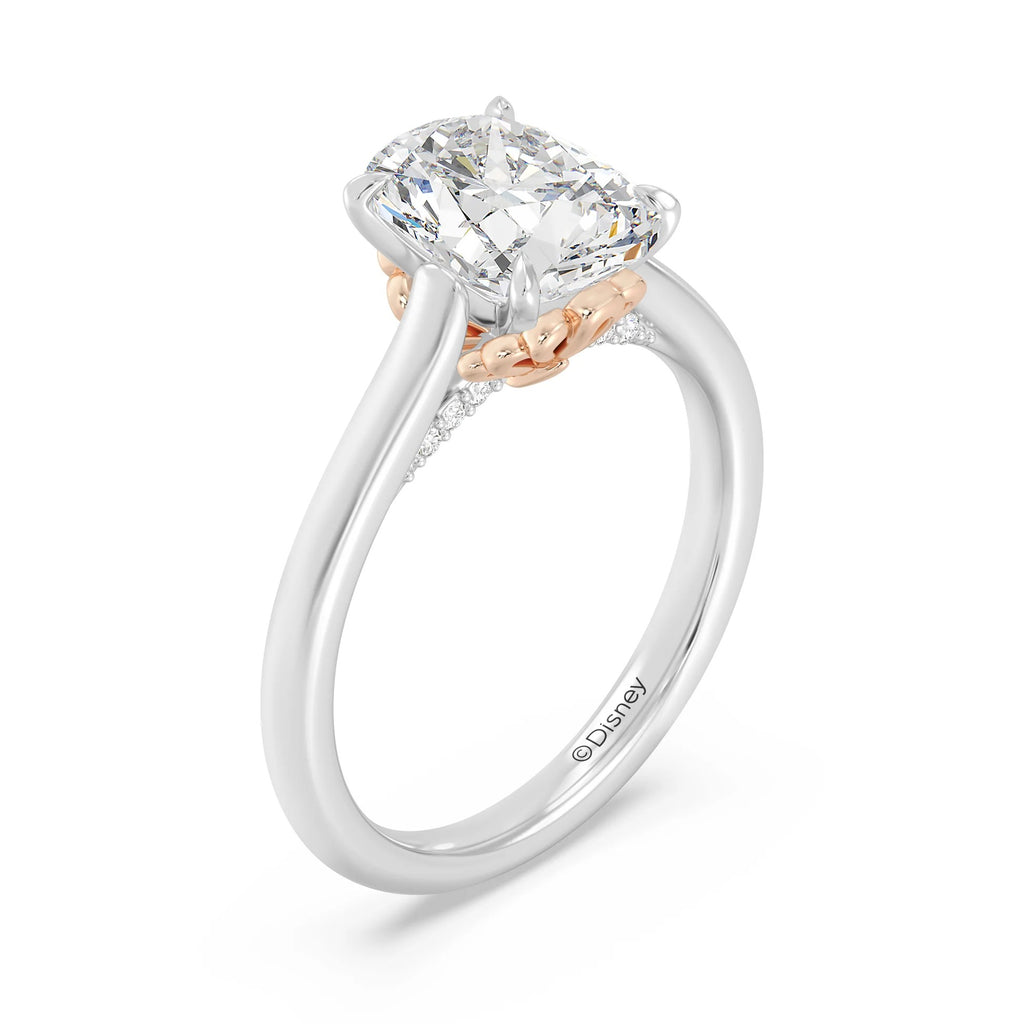Enchanted Star Diamond With Gold, Disney’s Ariel Solitaire Engagement Ring