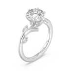Enchanted Star Diamond And Gold Disney Princess Rapunzel Classic Vine Engagement Ring