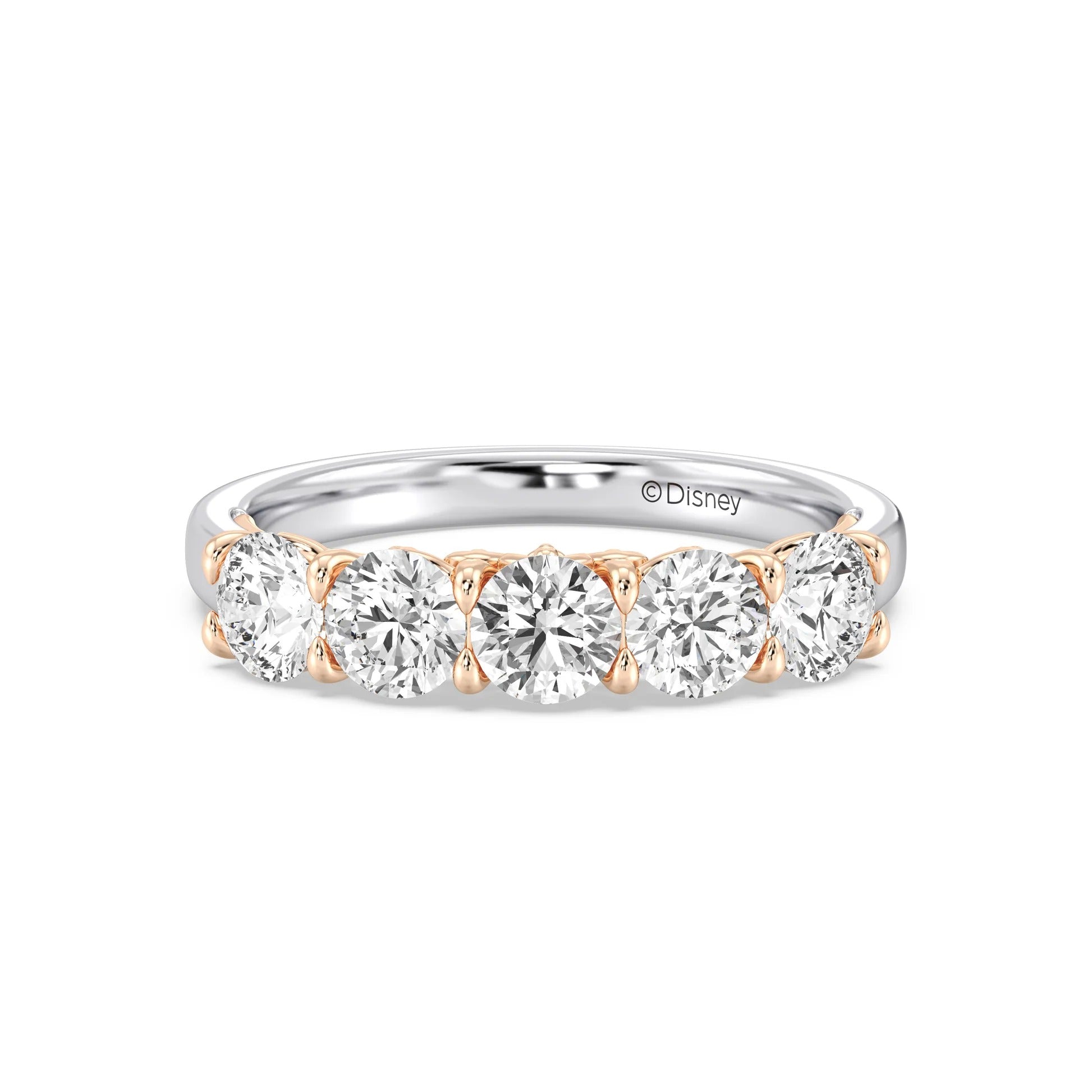 Enchanted Star Diamond, Disney’s Cinderella Five Stone Anniversary Ring Image principale du produit