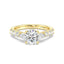 Enchanted Star Diamond Gold Belle Gallery Engagement Ring