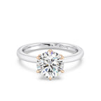 Enchanted Star Diamond With Gold, Disney’s Rapunzel Six-Prong Studded Solitaire Engagement Ring