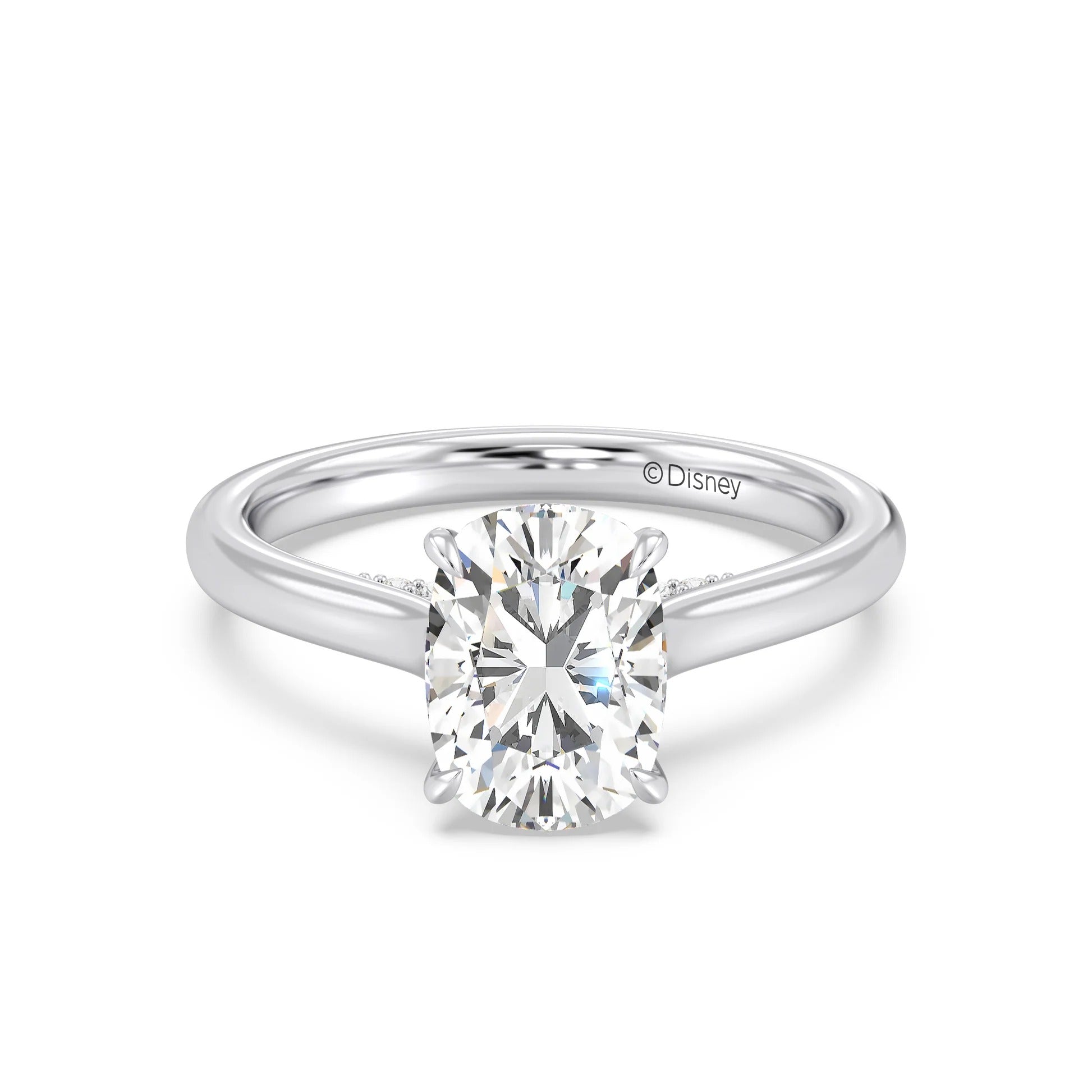 Enchanted Star Diamond With Gold, Disney’s Ariel Solitaire Engagement Ring Image principale du produit