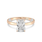 Enchanted Star Diamond With Gold, Disney’s Aurora Solitaire Studded Gallery Engagement Ring