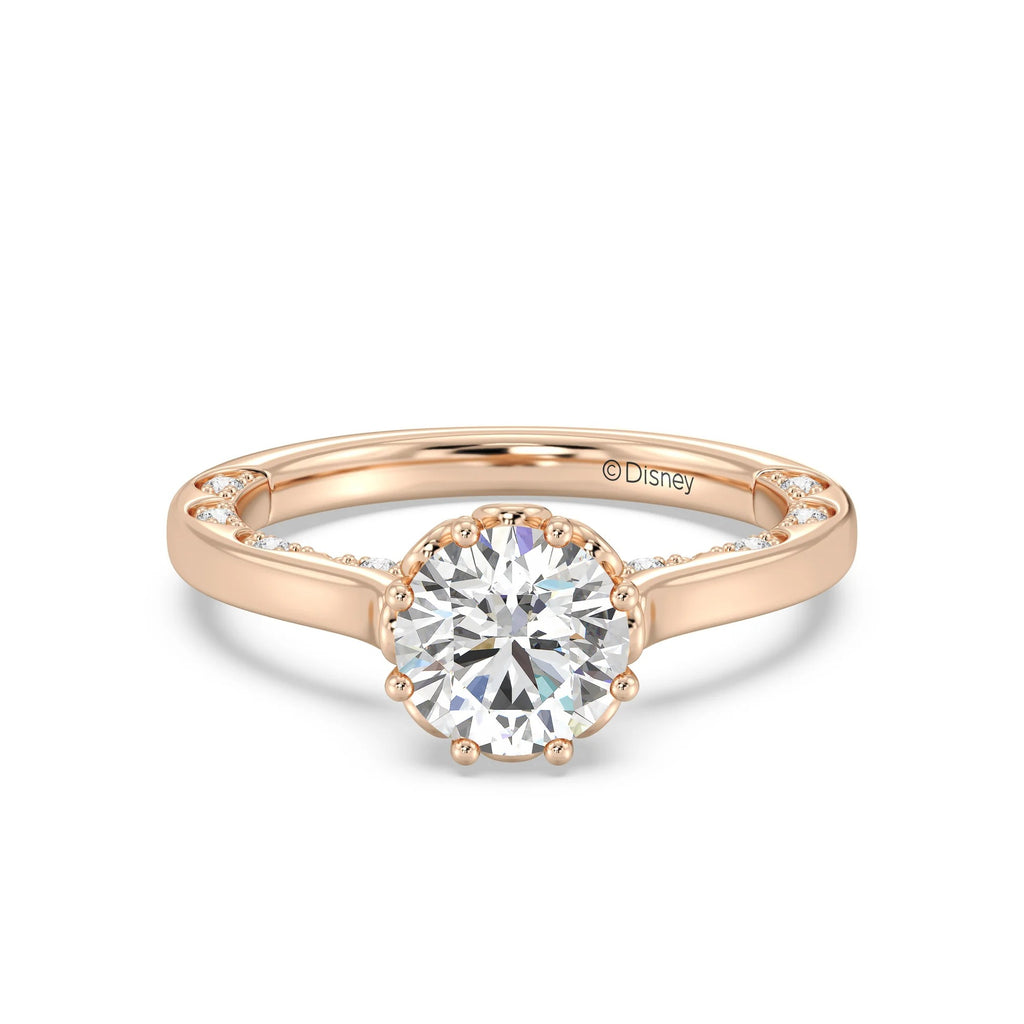Enchanted Star Diamond With Gold, Disney’s Cinderella Solitaire Engagement Ring
