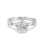 Enchanted Star Diamond And Gold Disney Princess Rapunzel Twist Engagement Ring